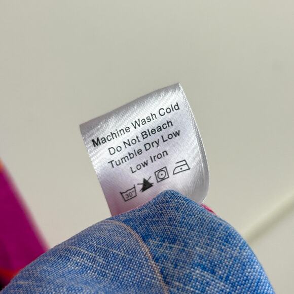 Tuckernuck x Cameran Wimberly Azalea Edisto Bow Linen Blend Dress L - Picture 9 of 9